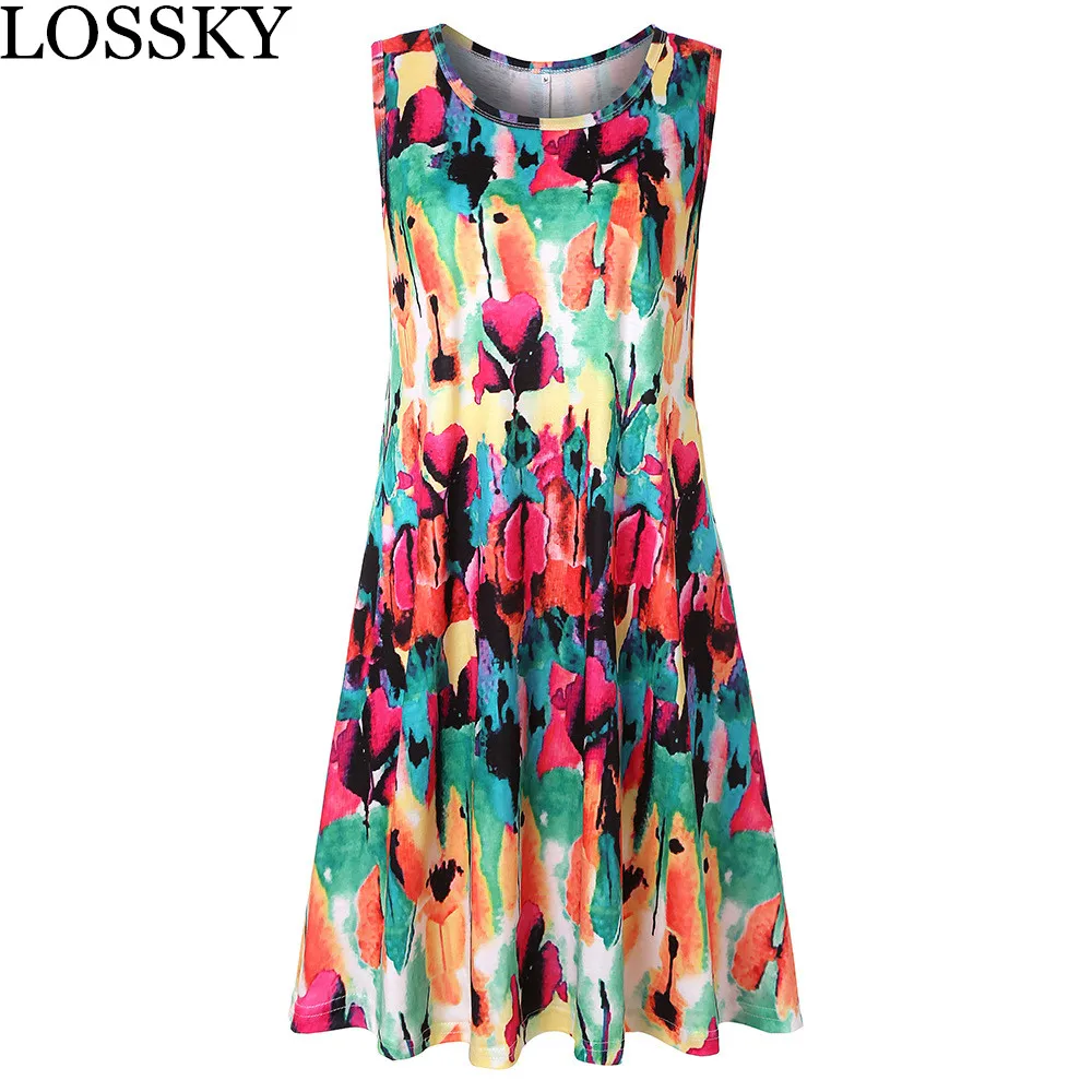 Retro Floral 2020 New Summer Beach Style Mini Dress Casual Sleeveless O Neck Pocket Women's Dresses A Line Short Dress Robe XXL
Retro Floral 2020 New Summer Beach Style Mini Dress Casual Sleeveless O Neck Pocket Women's Dresses A Line Short Dress Robe XXL