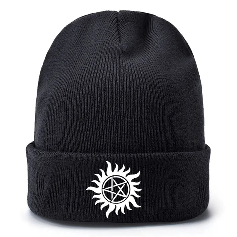 Supernatural Evil SPN Baseball Caps Knitted Winter Warm Hats Men Women Boys Girls Elastic Black
Supernatural Evil SPN Baseball Caps Knitted Winter Warm Hats Men Women Boys Girls Elastic Black