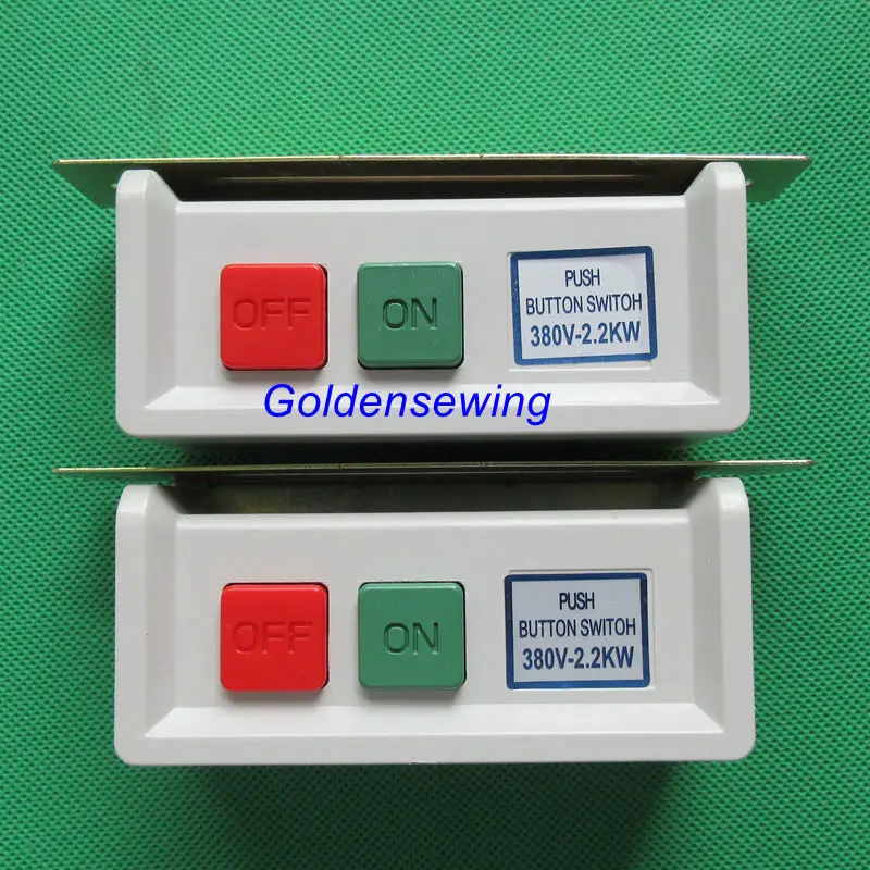 2 sets Push Button ON & OFF SWITCH FOR INDUSTRIAL SEWING MACHINE MOTOR 380 VOLT
2 sets Push Button ON & OFF SWITCH FOR INDUSTRIAL SEWING MACHINE MOTOR 380 VOLT