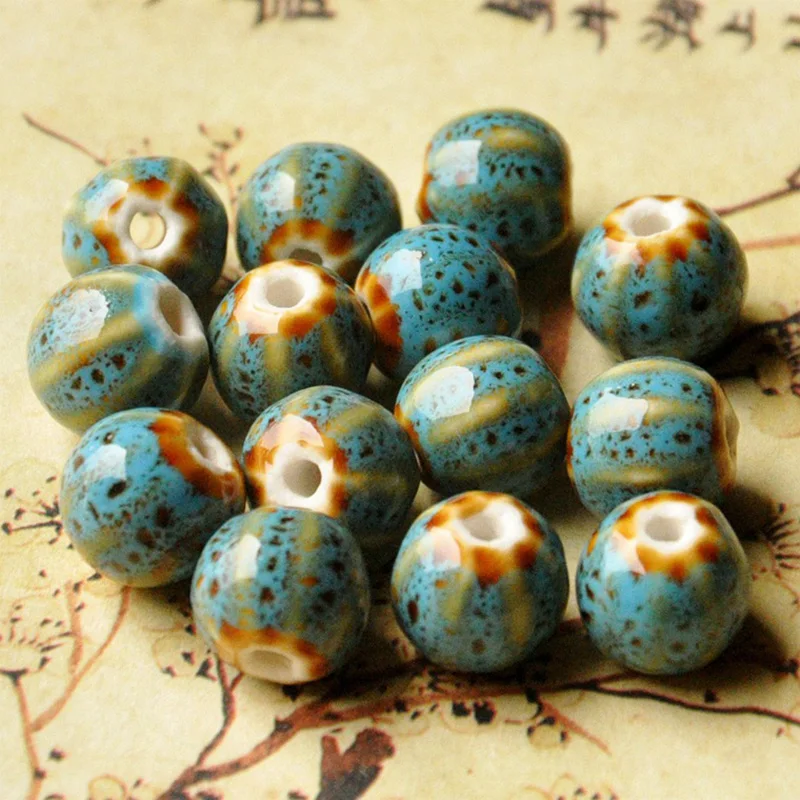 12mm Flower Glaze Ceramic Beads Watermelon Charm Diy Porcelain Bead Women Men Braided Bracelet Material Vintage Fashion Jewelry
12mm Flower Glaze Ceramic Beads Watermelon Charm Diy Porcelain Bead Women Men Braided Bracelet Material Vintage Fashion Jewelry