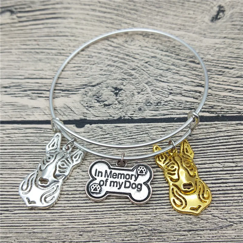 Trendy New Bull Terrier Bangles Cute Bull Terrier Dog Bangles Bracelets Fashion Pet Jewellery
Trendy New Bull Terrier Bangles Cute Bull Terrier Dog Bangles Bracelets Fashion Pet Jewellery