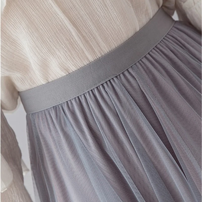 Autumn Winter Women High quality Large swing Skirts New High waist Mesh Skirts Women's long Casual Skirts Gown fairy Skirts F361
Autumn Winter Women High quality Large swing Skirts New High waist Mesh Skirts Women's long Casual Skirts Gown fairy Skirts F361