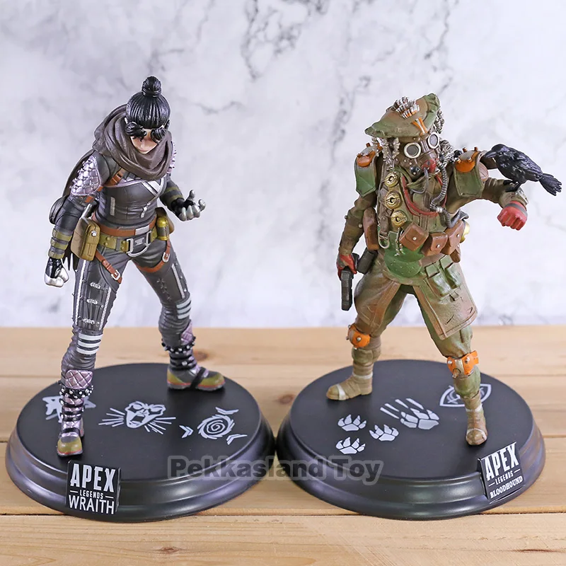 Apex legends Wraith / Bloodhound PVC Figure Collectible Model Toy Brinquedos Figurals
Apex legends Wraith / Bloodhound PVC Figure Collectible Model Toy Brinquedos Figurals