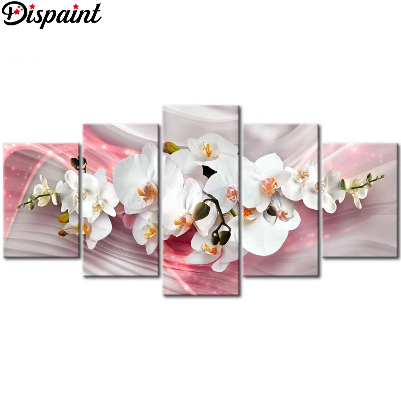 Dispaint 5pcs Full Square/Round Drill 5D DIY Diamond Painting "Flower orchid" Multi-picture Combination Embroidery 5D Decor
Dispaint 5pcs Full Square/Round Drill 5D DIY Diamond Painting "Flower orchid" Multi-picture Combination Embroidery 5D Decor
