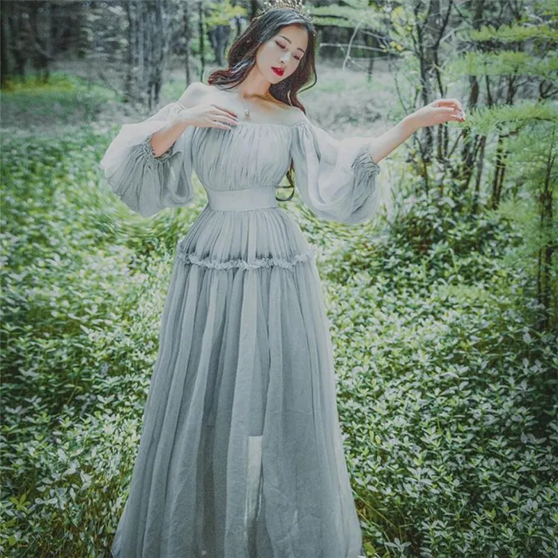 2019 summer Sweet Lolita Girls Womens long dress Mori Elegant Fairy Princess slash neck dresses sexy party maxi Dress r1095
2019 summer Sweet Lolita Girls Womens long dress Mori Elegant Fairy Princess slash neck dresses sexy party maxi Dress r1095