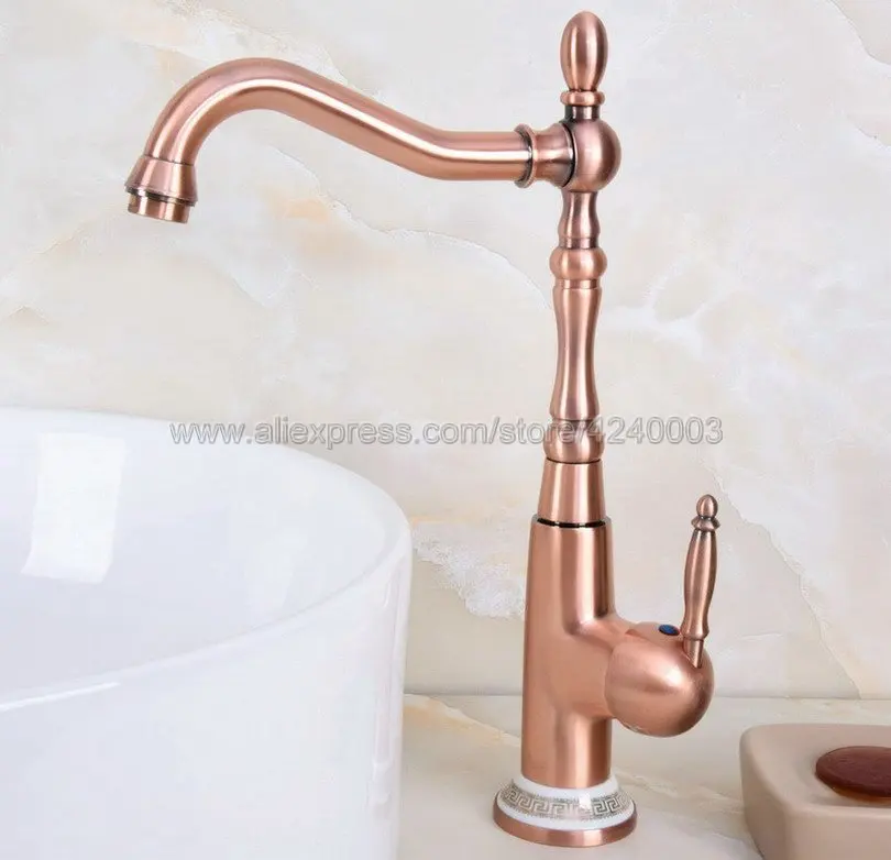 Antique Red Copper Basin Faucets Bathroom Sink Faucet Single Handle Deck Mounted Hot and Cold Water Single Hole Mixer Tap Knf627
Antique Red Copper Basin Faucets Bathroom Sink Faucet Single Handle Deck Mounted Hot and Cold Water Single Hole Mixer Tap Knf627