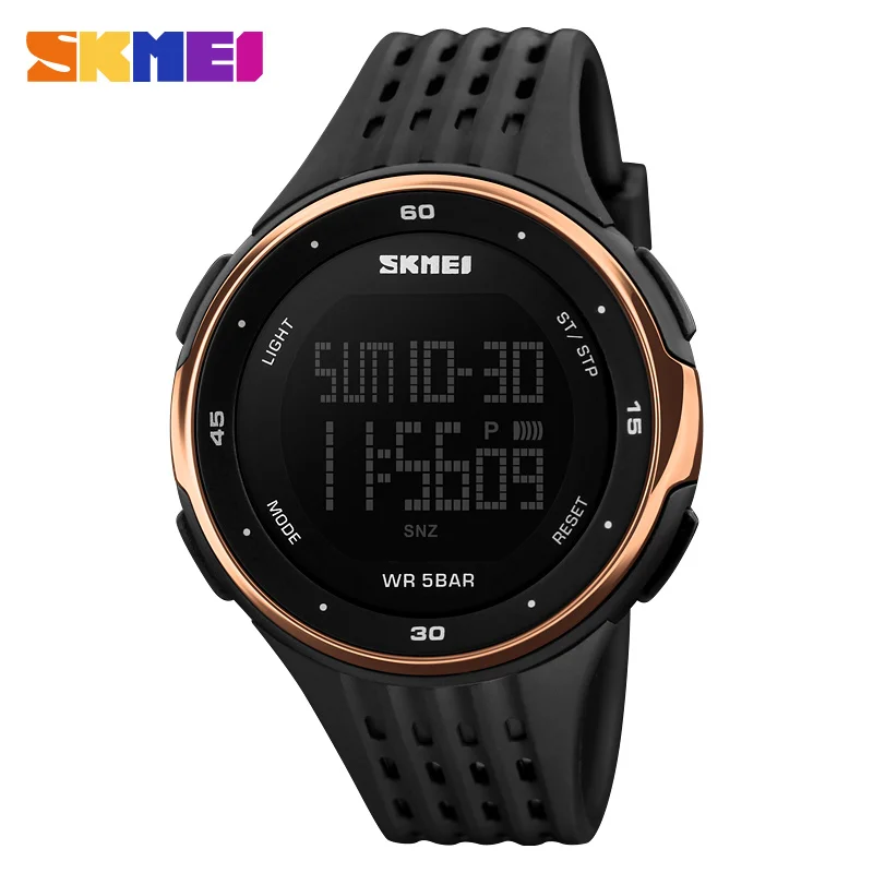 

SKMEI 1219 Men Sport Watch Chronograph Alarm Clock Digital Watches Relogio Masculino LED Display Waterproof Wristwatches