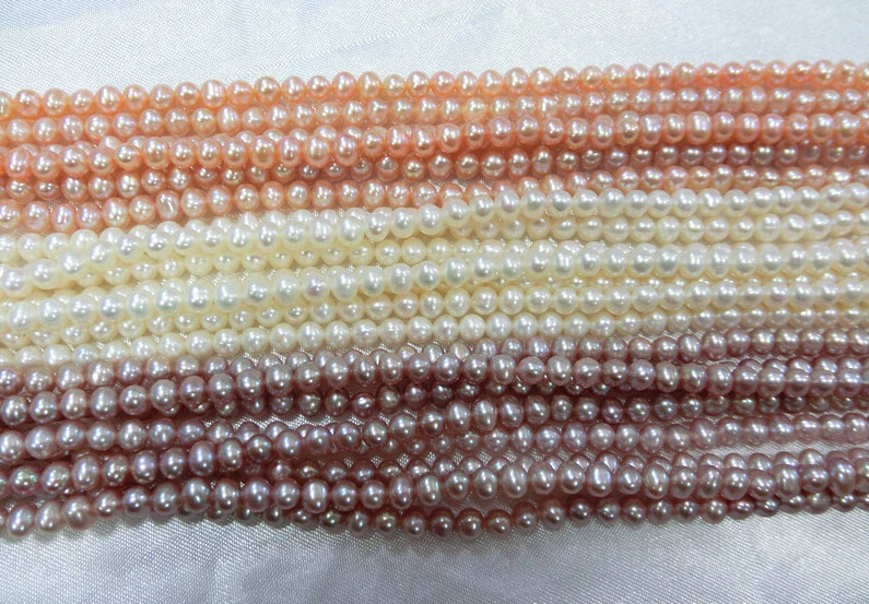 Бусины из пресноводного жемчуга, 5-6 мм
Бусины из пресноводного жемчуга, 5-6 мм