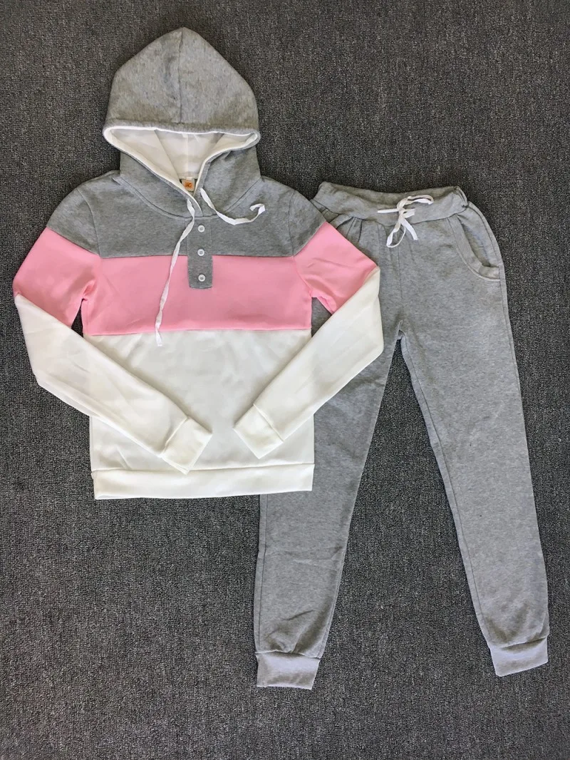 YSMARKET New Women's Hooded Sporting Suit Printing Stitching Casual Two-Piece Hoodies Color patchwork Tracksuit E9156
YSMARKET New Women's Hooded Sporting Suit Printing Stitching Casual Two-Piece Hoodies Color patchwork Tracksuit E9156