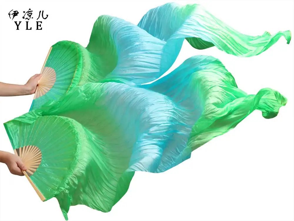 2018 New arrivals women silk belly dance fan veils of belly dance fans on sale Green+turquoise
2018 New arrivals women silk belly dance fan veils of belly dance fans on sale Green+turquoise