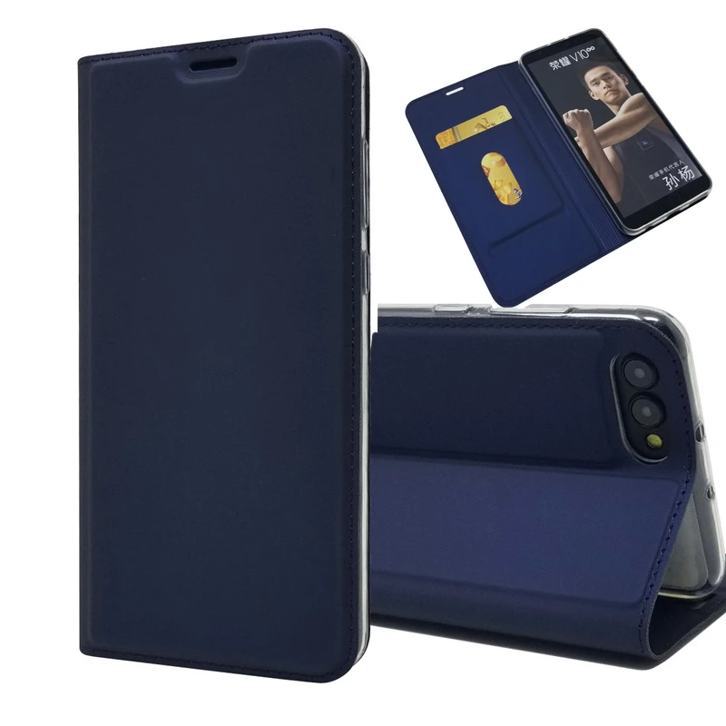 Модный кожаный флип чехлы для huawei хонор вид 10 чехол Etui телефон аксессуар Hoesje Carcasa