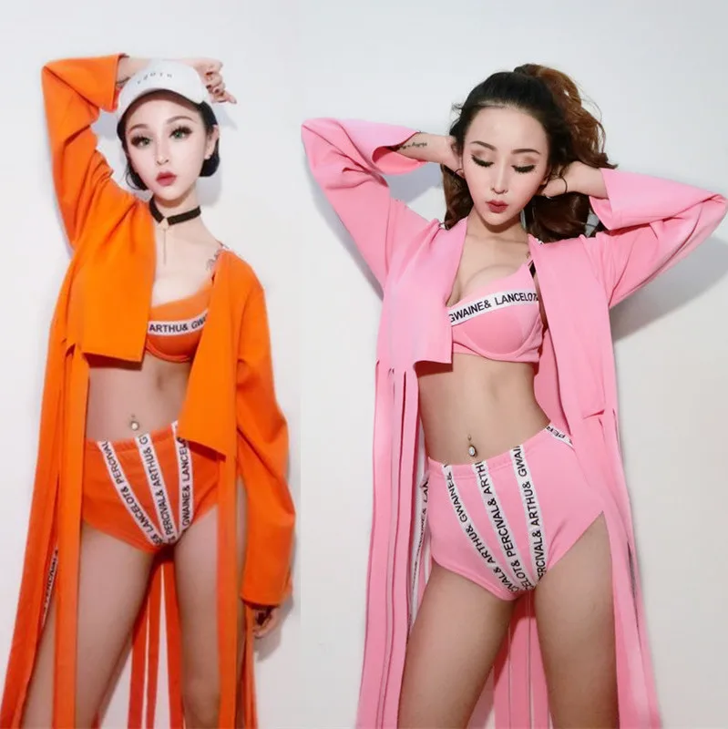Summer Sexy DJ Costume Women 3pcs Bra+Pant+Coat DS Bar Salsa Dress Jazz Dance Clothing Gogo Stage Dance Costume Women VDB071
Summer Sexy DJ Costume Women 3pcs Bra+Pant+Coat DS Bar Salsa Dress Jazz Dance Clothing Gogo Stage Dance Costume Women VDB071