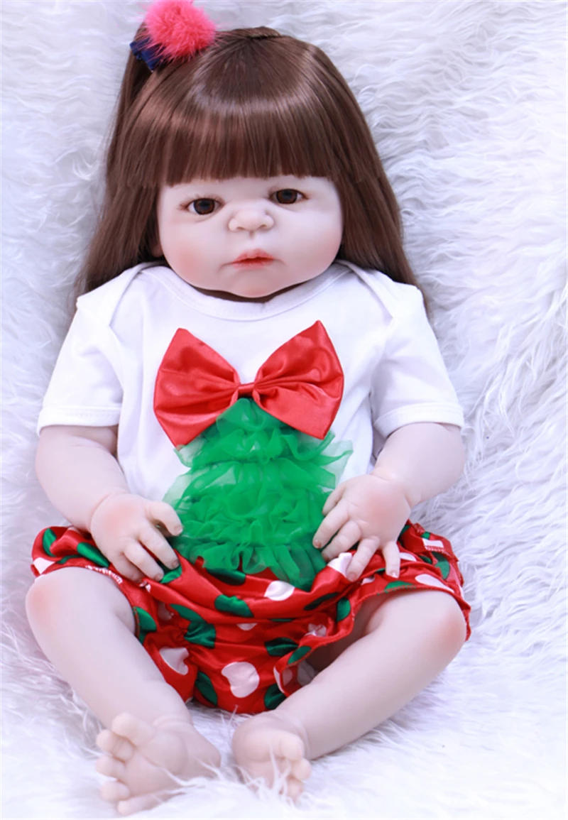 reborn babies dolls toys 22" full body silicone reborn dolls rooted hair magnetic mouth pacifier bebe realistic reborn bonecas
reborn babies dolls toys 22" full body silicone reborn dolls rooted hair magnetic mouth pacifier bebe realistic reborn bonecas