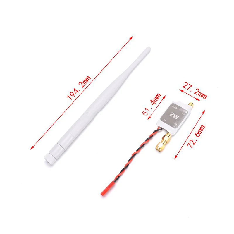 Nartor 2.4G Radio Signal Amplifier Signal Booster for 2.4G Remote Control for RC Quadcopter Multicopter Drone
Nartor 2.4G Radio Signal Amplifier Signal Booster for 2.4G Remote Control for RC Quadcopter Multicopter Drone