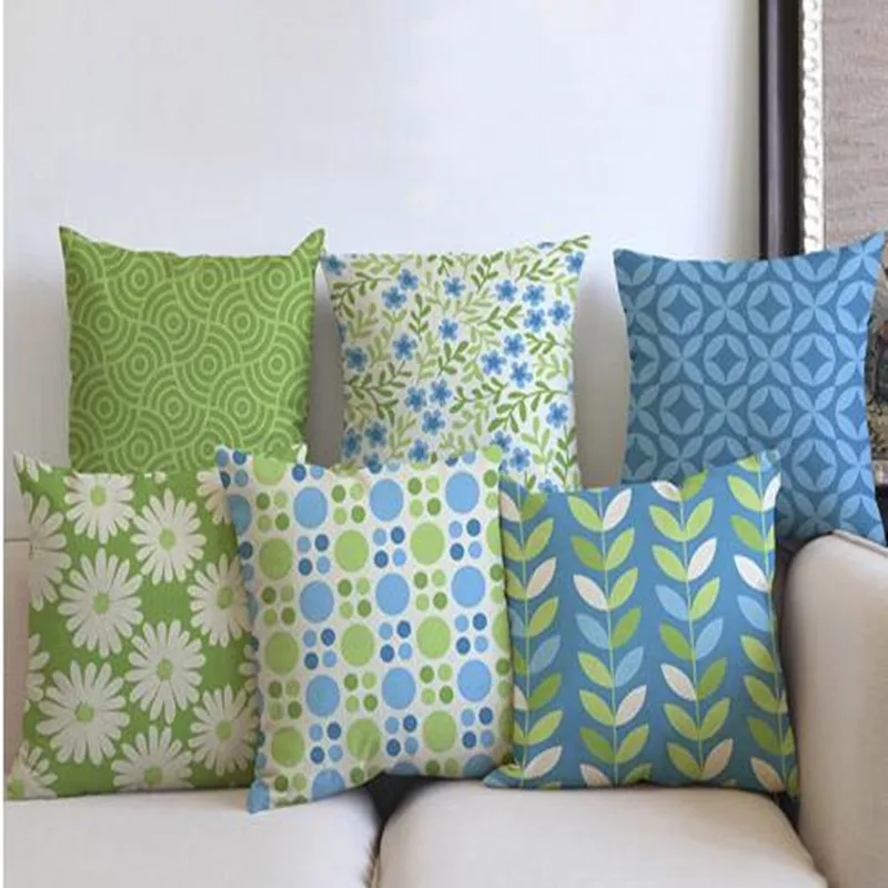 Green Pastoral Floral Pillow Cover Linen Housse De coussin Decorative Pillows Flowers Print Pillow case
Green Pastoral Floral Pillow Cover Linen Housse De coussin Decorative Pillows Flowers Print Pillow case