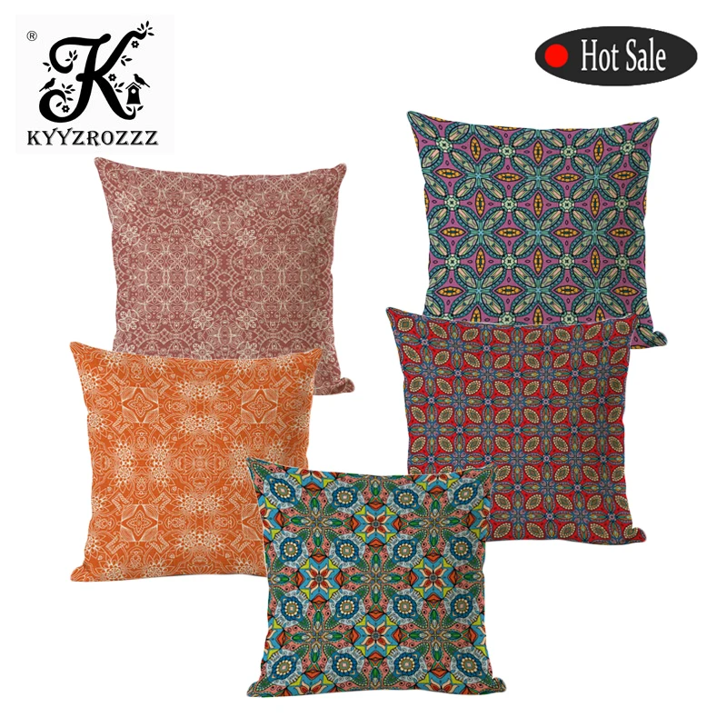 Exquisite Printed Cushion Covers Covering Vintage Home Office Decoration Sofa Bed Automobile Pillowcase Capa De Almofada
Exquisite Printed Cushion Covers Covering Vintage Home Office Decoration Sofa Bed Automobile Pillowcase Capa De Almofada