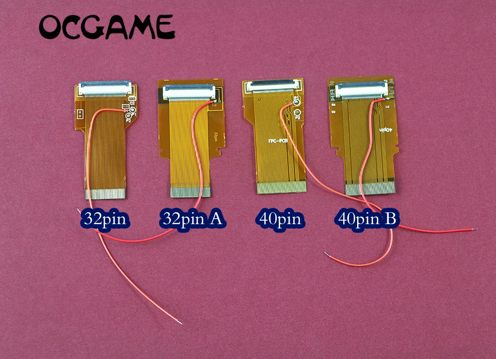 5 шт./лот DIY модифицированный яркий ЖК ленточный кабель с подсветкой для GBA 40pins 32PIN A