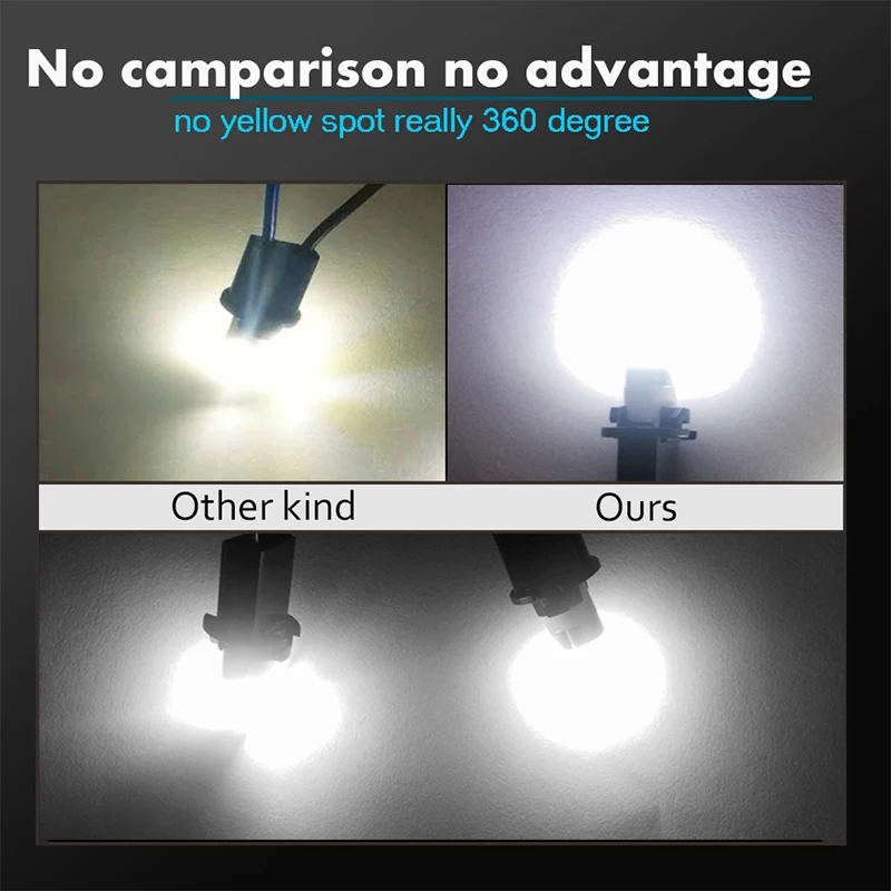 Светодиодный светильник T10 W5W 3030SMD без ошибок для бровей Skoda Octavia A5 A7 2 Fabia Rapid Superb Yeti