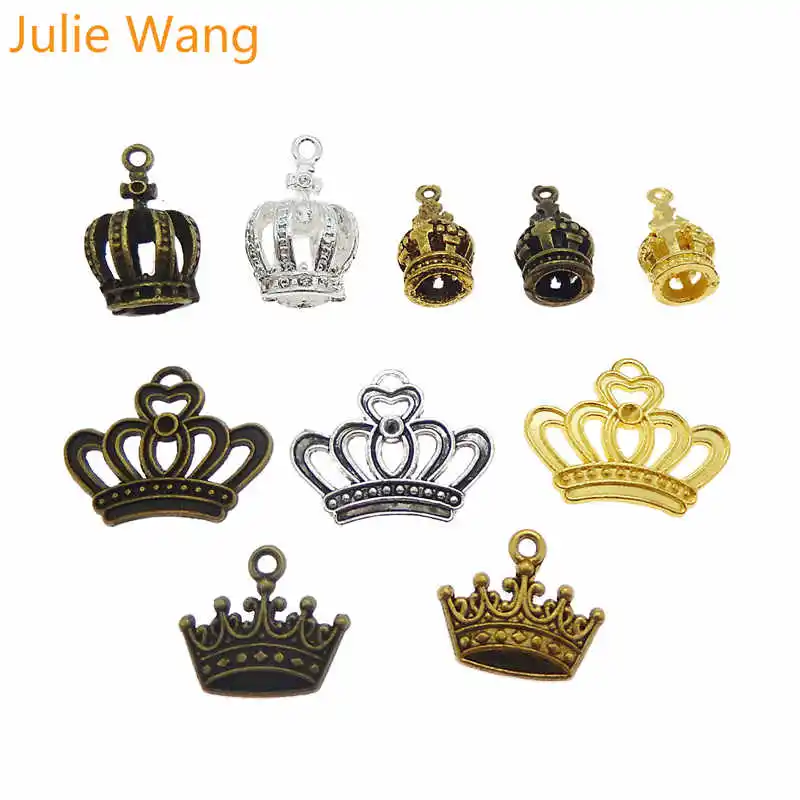 Julie Wang 10 шт смешанные стили Корона Античный цвет Подвески металлическое колье серьги кулон в поисках ювелирных изделий Аксессуары
Julie Wang 10 шт смешанные стили Корона Античный цвет Подвески металлическое колье серьги кулон в поисках ювелирных изделий Аксессуары