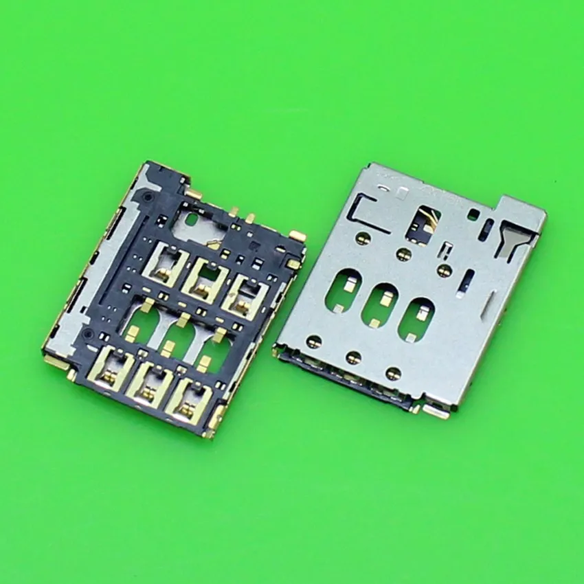 10 шт. новый разъем для чтения sim карт HTC Desire 816w 816 D816t|sim card holder connectors|sim reader socketcard |