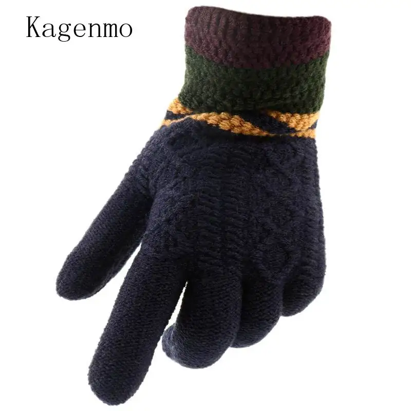 Kagenmo Keep Warm Yarn Men Gloves Winter Men Finger Gloves Cold Winter Thick Wool Knit Riding Skiing Male Mitten
Kagenmo Keep Warm Yarn Men Gloves Winter Men Finger Gloves Cold Winter Thick Wool Knit Riding Skiing Male Mitten