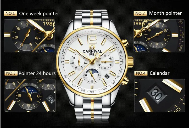 Relogio Masculino New Sport Automatic Mechanical Mens Watches Top Brand Luxury Full Steel Clock Waterproof Luminous Watch Men
Relogio Masculino New Sport Automatic Mechanical Mens Watches Top Brand Luxury Full Steel Clock Waterproof Luminous Watch Men