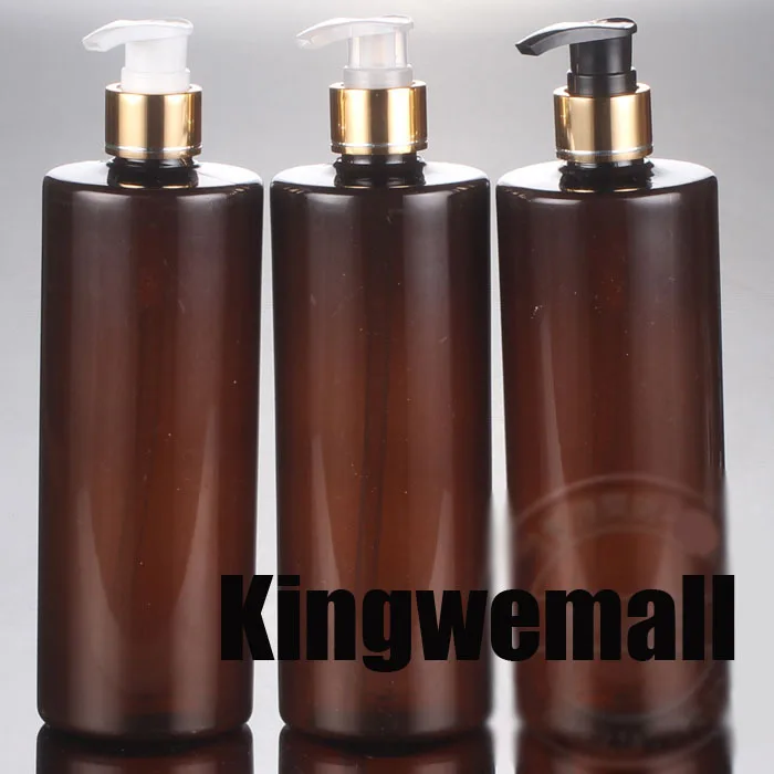 500ml 300pc/lot empty cosmetic refillable plastic PET brown bottles for body cream ,round amber gold lotion pump bottle
500ml 300pc/lot empty cosmetic refillable plastic PET brown bottles for body cream ,round amber gold lotion pump bottle