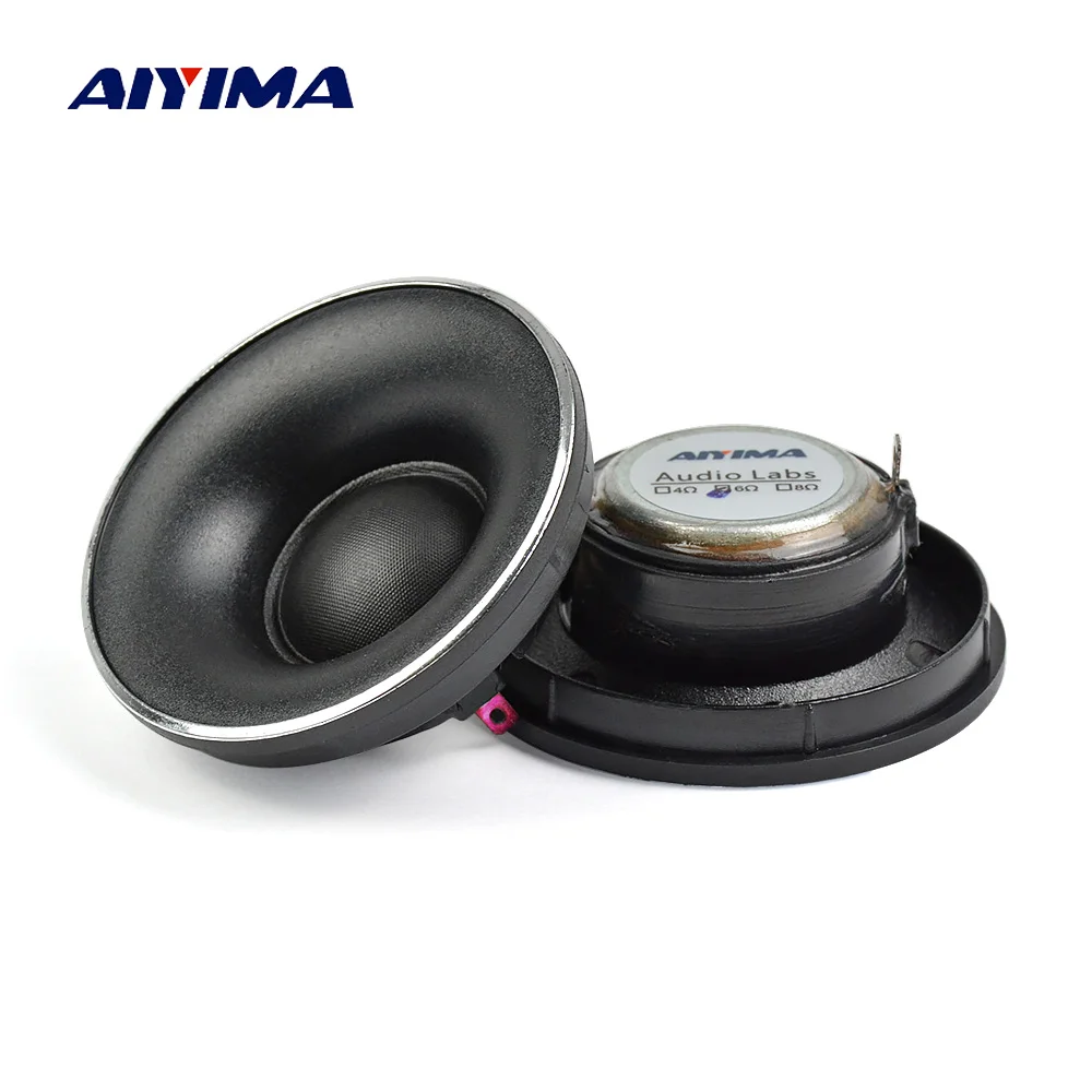 

AIYIMA 2PCS Tweeter Audio Speaker 52MM 6 Ohm 10W Silk Dome Neodymium Magnetic Treble Speaker Loudspeaker