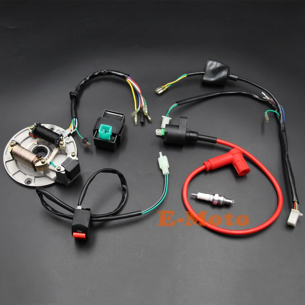 Полная электрика Kick start только 50cc 70cc 90cc 110cc 125cc 150cc Pit Dirt bikes MAGNETO NEW E-Moto
Полная электрика Kick start только 50cc 70cc 90cc 110cc 125cc 150cc Pit Dirt bikes MAGNETO NEW E-Moto