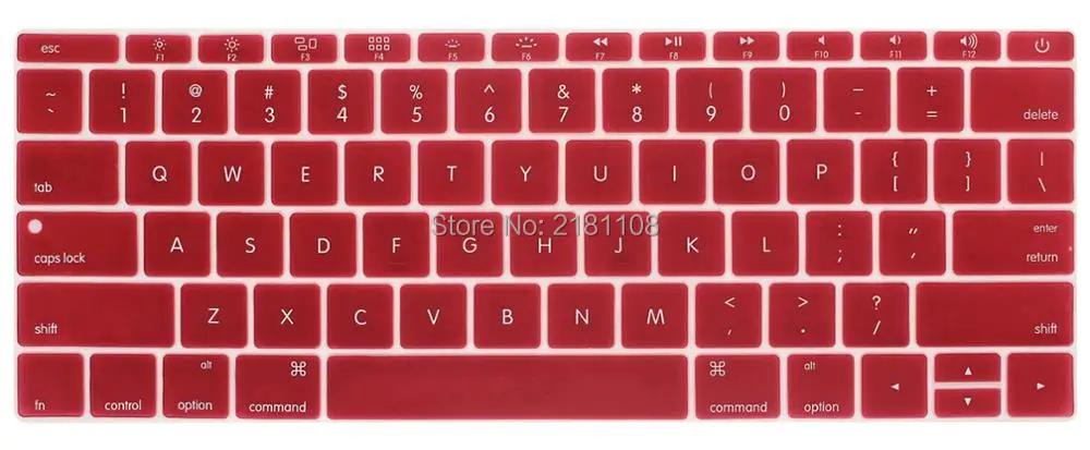 Мягкий силиконовый чехол для клавиатуры US Versioin MacBook Pro 13 A1708 без сенсорной