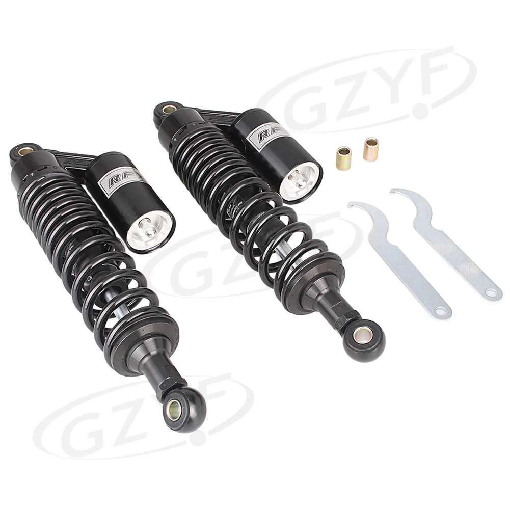 Air Nitrogen Shock Absorber Rear Suspension Spring Scooter Dirt Bike Gokart Quad ATV 150cc-750cc BlacK Universal 13.5" 340mm 2pc
Air Nitrogen Shock Absorber Rear Suspension Spring Scooter Dirt Bike Gokart Quad ATV 150cc-750cc BlacK Universal 13.5" 340mm 2pc