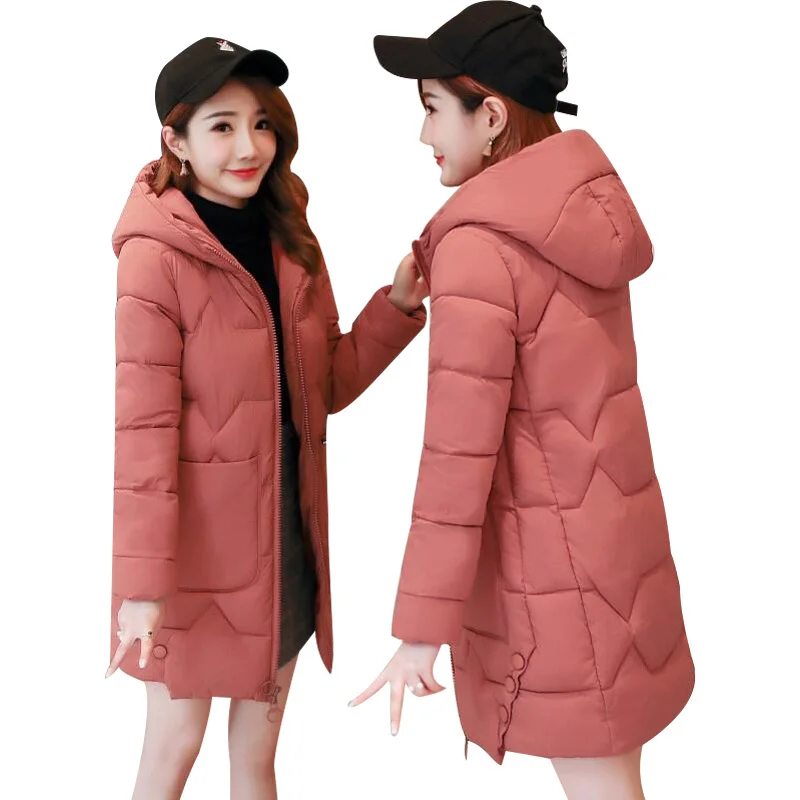 2018 Winter Jacket Women Long Parka New Feather Cotton Padded Thick Student Jackets Solid Color Hooded Winter Outerwear Yz920
2018 Winter Jacket Women Long Parka New Feather Cotton Padded Thick Student Jackets Solid Color Hooded Winter Outerwear Yz920