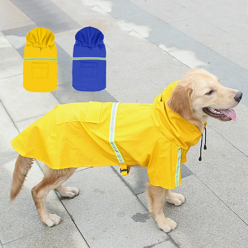 For S-5XL Raincoats Waterproof Dog Coat Jacket Reflective Pet Hooded Clothing Medium Large Dogs Clothes Sportswear For Labrador
For S-5XL Raincoats Waterproof Dog Coat Jacket Reflective Pet Hooded Clothing Medium Large Dogs Clothes Sportswear For Labrador