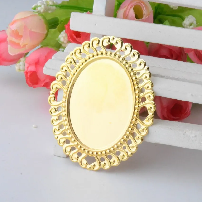 MIAOCHI 20Pcs Gold Plated Filigree Cabochon Setting Wraps Connectors Crafts Decoration DIY Embellishments 60x50mm J2861
MIAOCHI 20Pcs Gold Plated Filigree Cabochon Setting Wraps Connectors Crafts Decoration DIY Embellishments 60x50mm J2861