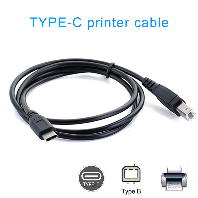 1M USB-C USB 3.1 Type C Male to USB 2.0 B Type Male Data Cable Phone Printer JR Deals
1M USB-C USB 3.1 Type C Male to USB 2.0 B Type Male Data Cable Phone Printer JR Deals