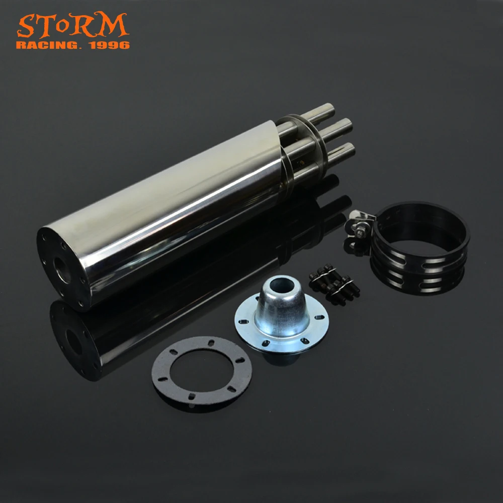 Universal Stainless Steel Rear Exhaust Pipe Muffler Silencer For HONDA SUZUKI KAWASAKI YAMAHA BMW
Universal Stainless Steel Rear Exhaust Pipe Muffler Silencer For HONDA SUZUKI KAWASAKI YAMAHA BMW