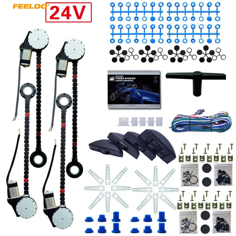 MOTOBOTS 1Set DC24V Universal Auto 8pcs/Set Moon Swithces 4 Doors Electronice Power Window kits and Harness Cable #AM3752
MOTOBOTS 1Set DC24V Universal Auto 8pcs/Set Moon Swithces 4 Doors Electronice Power Window kits and Harness Cable #AM3752