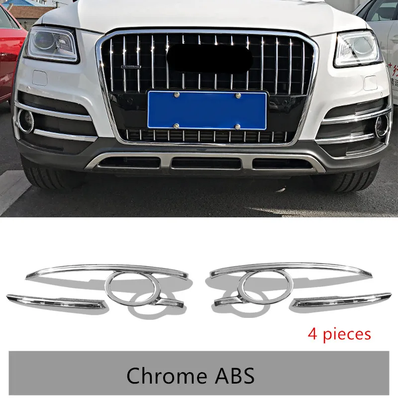 Silver Front Fog Lamp Frame Decoration Cover Trim Strips 4Pcs For Audi Q5 Plus 2017 2018 Car Styling Exterior Molding
Silver Front Fog Lamp Frame Decoration Cover Trim Strips 4Pcs For Audi Q5 Plus 2017 2018 Car Styling Exterior Molding