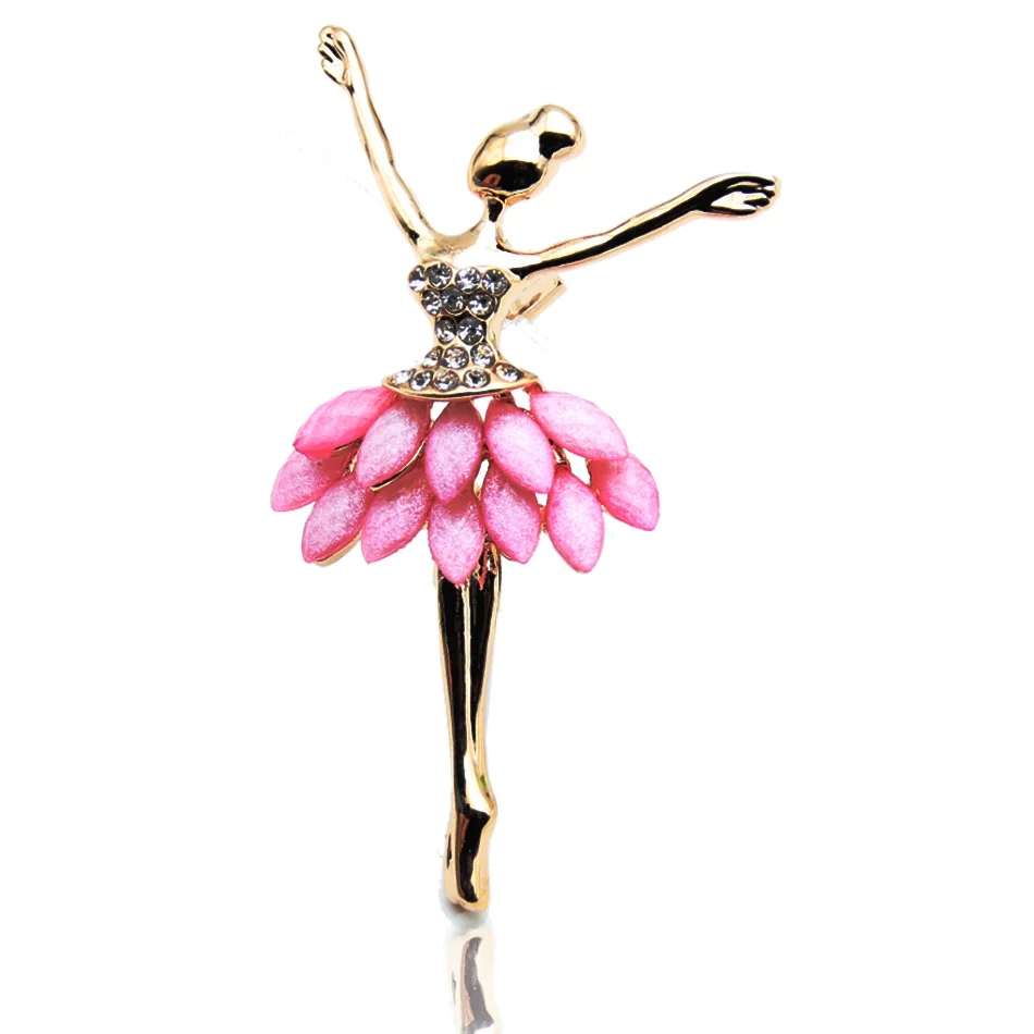 Fashion Women Ballerina Girl Brooch Pin Resin Rhinestone Dancer Jewelry Gold Color Waltz Dance Brooches Broches Lapel Shawl Pin
Fashion Women Ballerina Girl Brooch Pin Resin Rhinestone Dancer Jewelry Gold Color Waltz Dance Brooches Broches Lapel Shawl Pin
