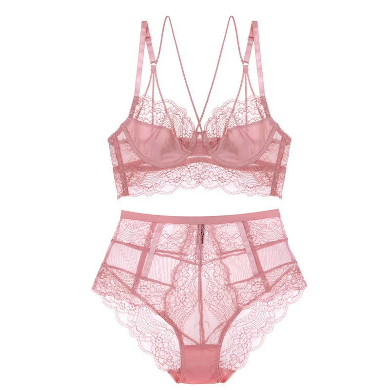 French Underwear Ultra-thin Lace Sexy Push Up Bra Set and Waist-High Panties Beauty Back Pack for Women Lingerie Plus Size D Cup
French Underwear Ultra-thin Lace Sexy Push Up Bra Set and Waist-High Panties Beauty Back Pack for Women Lingerie Plus Size D Cup