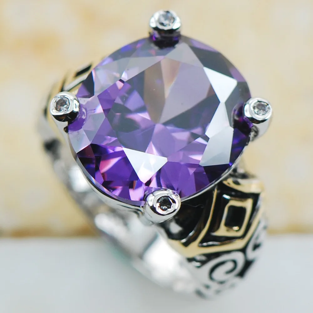 Purple Crystal Zircon 925 Sterling Silver Top Quality Fancy Jewelry wedding Ring Size 6 7 8 9 10 F1192
Purple Crystal Zircon 925 Sterling Silver Top Quality Fancy Jewelry wedding Ring Size 6 7 8 9 10 F1192