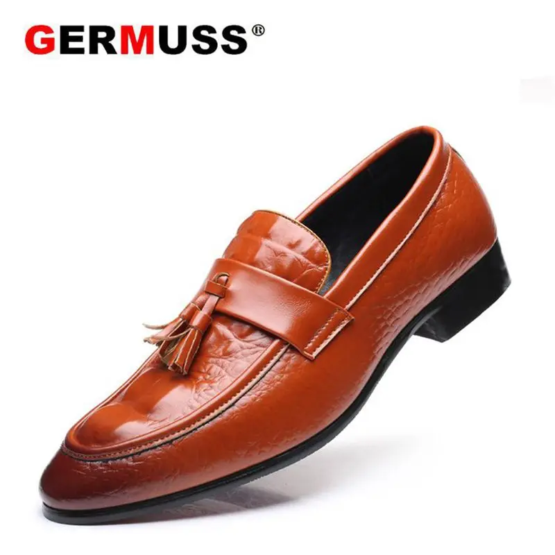 Slip-on Plus Size 38-48 Tassel Dress loafer mocassin shoes men Top quality handsome comfortable Germuss brand men wedding shoes
Slip-on Plus Size 38-48 Tassel Dress loafer mocassin shoes men Top quality handsome comfortable Germuss brand men wedding shoes