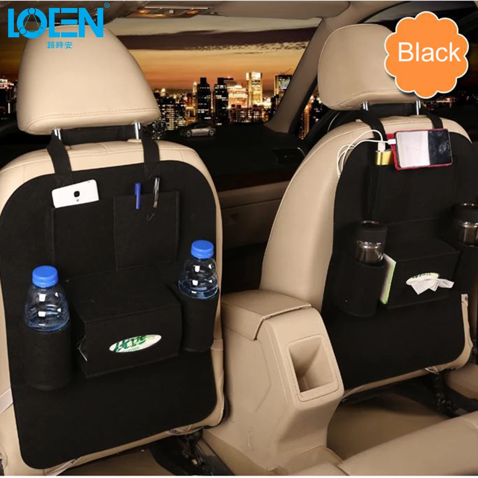 LOEN 2PCS New Car Seat Back Bag Car Seat Storage Hanging Bags for Auto Back Seat Multifunction Vehicle Storage Box Black Gray
LOEN 2PCS New Car Seat Back Bag Car Seat Storage Hanging Bags for Auto Back Seat Multifunction Vehicle Storage Box Black Gray