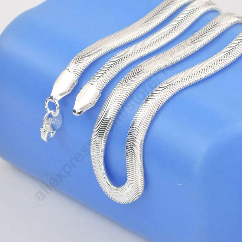 1 Piece 16-24Inch Nice 925 Sterling Silver Smooth Snake Man Necklace Chain With Lobster Clasps Set Heavy Jewelry
1 Piece 16-24Inch Nice 925 Sterling Silver Smooth Snake Man Necklace Chain With Lobster Clasps Set Heavy Jewelry