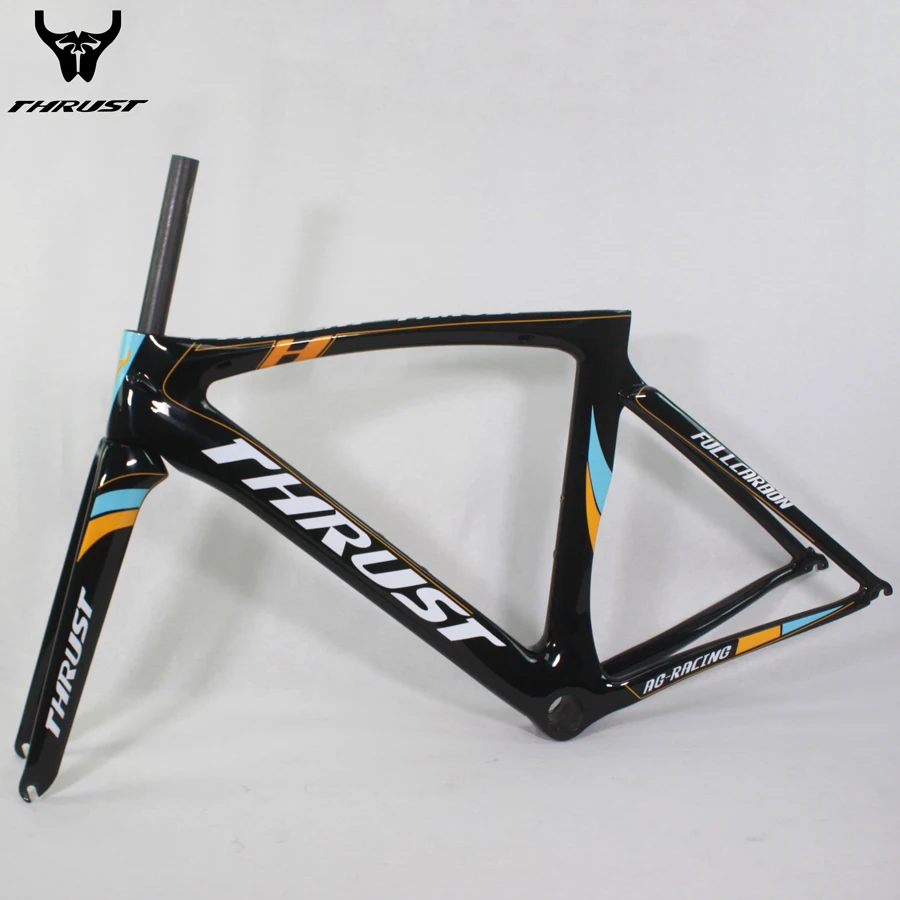 

THRUST Carbon Road Frame T1000 Carbon Frame 46 49 52 54 56 58cm UD Gloss Road Bicycle Carbon Bike Frame 700c for Bicycle