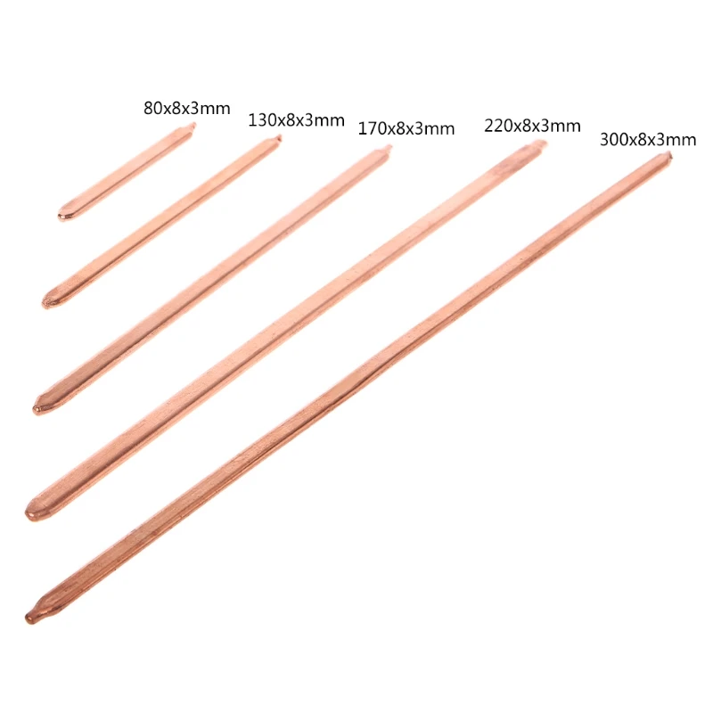 150-300mm Pure Copper Tube Tubing For Computer Laptop Cooling Notebook Heat Pipe Heatsink Heat Dissipation Radiator Cooling Flat
150-300mm Pure Copper Tube Tubing For Computer Laptop Cooling Notebook Heat Pipe Heatsink Heat Dissipation Radiator Cooling Flat