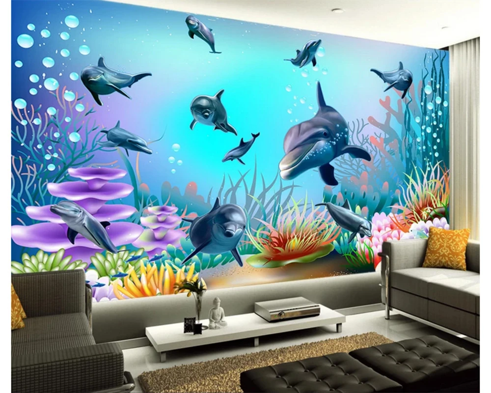 beibehang papel de parede wall paper modern fashion relief submarine World Dolphin TV backdrop decorative painting 3d wallpaper
beibehang papel de parede wall paper modern fashion relief submarine World Dolphin TV backdrop decorative painting 3d wallpaper