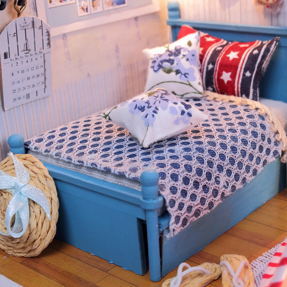 Doll House Furniture DIY Miniature Model Dust Cover 3D Wooden Dollhouse Christmas Gifts Toys For Children Kitten Diary
Doll House Furniture DIY Miniature Model Dust Cover 3D Wooden Dollhouse Christmas Gifts Toys For Children Kitten Diary