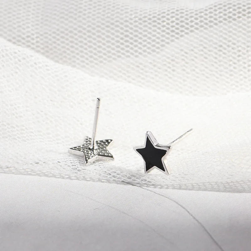 925 Sterling Silver Black Star Stud Earrings For Women Fashion Wedding Earring Jewelry Accessory eh1169
925 Sterling Silver Black Star Stud Earrings For Women Fashion Wedding Earring Jewelry Accessory eh1169