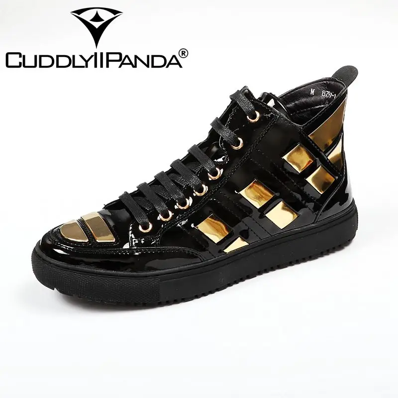 CuddlyIIPanda Brand Men Fashion Loafers Hot Sale Men Metal Spring Autumn High Top Walking Casual Shoes Male Lace-Up Sneakers
CuddlyIIPanda Brand Men Fashion Loafers Hot Sale Men Metal Spring Autumn High Top Walking Casual Shoes Male Lace-Up Sneakers